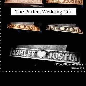 Wedding Sign | Anniversary Gift | Custom Sign | Custom Signs | Home Decor | Wall Art | Wall Decor | Personalized Sign | Wedding | Wood Sign