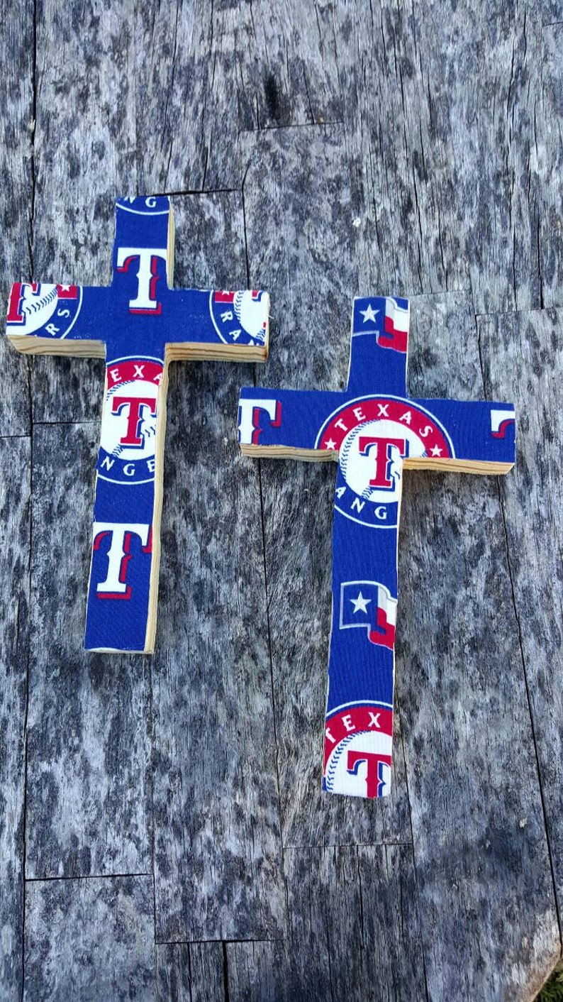 Texas Two Step Rangers Signs Wood Crosses Texas Rangers Man Cave Ranger Baseball Sports Signs Dad ...