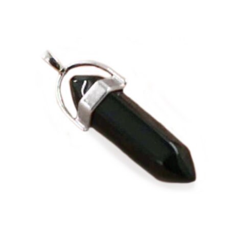 Obsidian Crystal Pendant