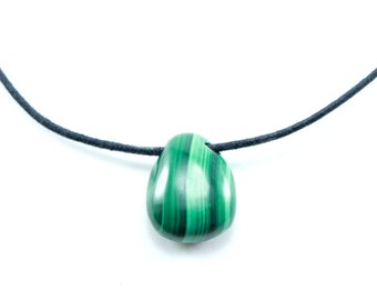 Malachite Pendant Necklace