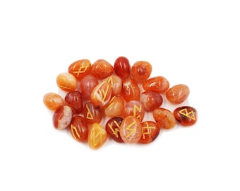 Carnelian Runes set