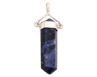 Sodalite “Swivel” Pendant Sterling Silver