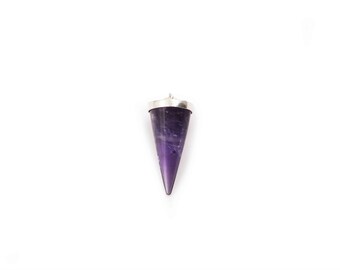 Colgante “Cono” de Amatista en Plata de Ley