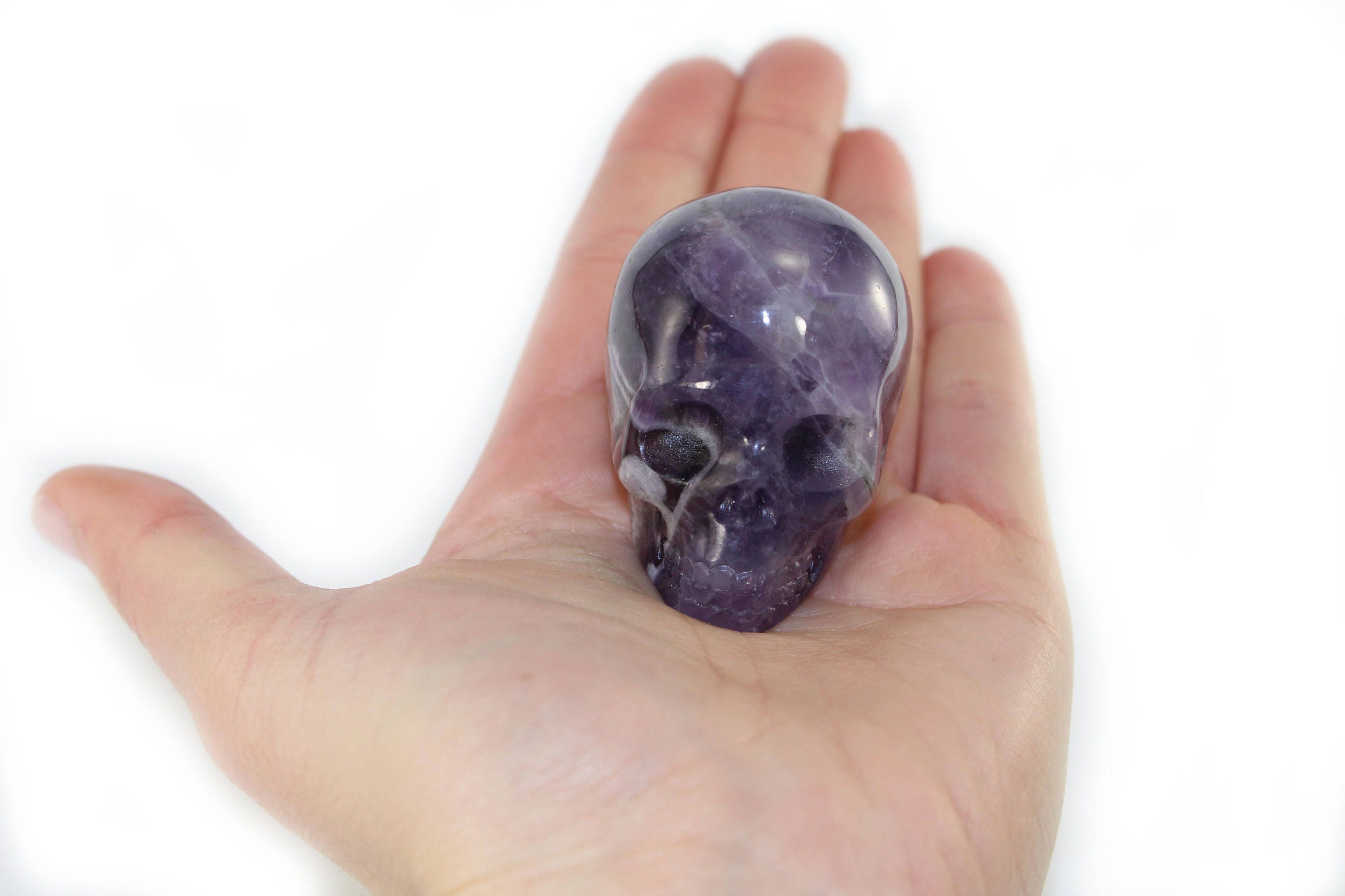 アメジストの頭蓋骨 - Etsy 日本