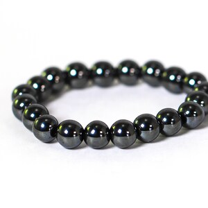 Hematite Bracelet (4 mm, 6 mm, 8 mm or 10 mm)