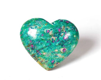 Ruby Fuchsite gezwollen hart