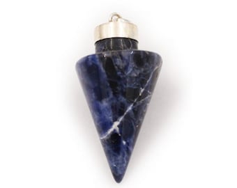 Sodalite Pendulum Sterling Silver Pendant