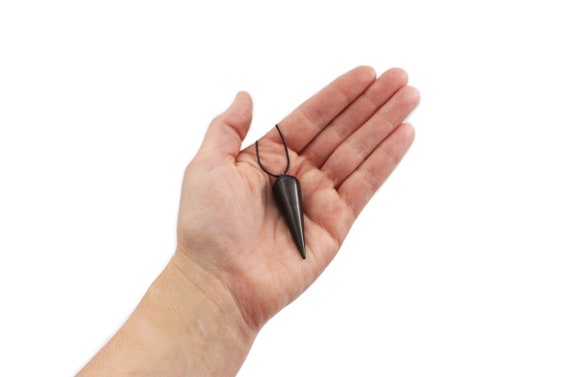 Shungite “Pendulum” Pendant - image 4