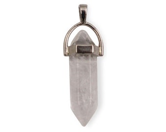 Clear Quartz Crystal Pendant