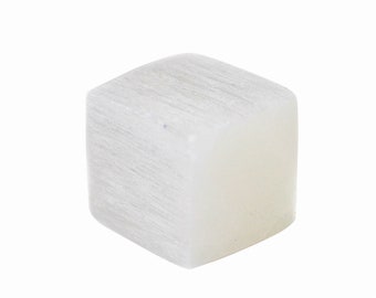 Selenite Crystal Cube: Cleansing Stone