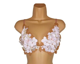 Bustier de flores inspirado en Selena