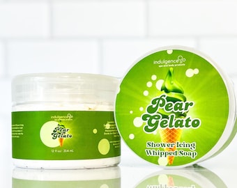 12 fl oz NEW LARGER SIZE 50% more Indulgence Shower Icing Whipped Soap