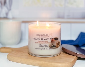 Daddy's Breakfast 3 Wick Candle