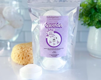 Set of 4 Shower Steamers Lavender Scented Shower Bomb