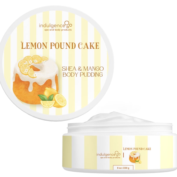 Lemon Pound Cake Shea and Mango Body Pudding Butter