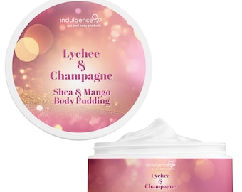Lychee and Champagne Scented Body Pudding Butter