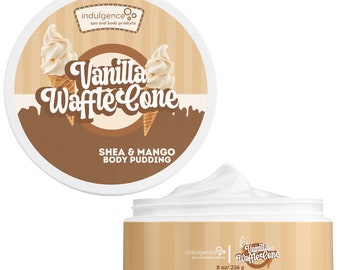 Vanilla Waffle Cone Shea and Mango Body Pudding Butter