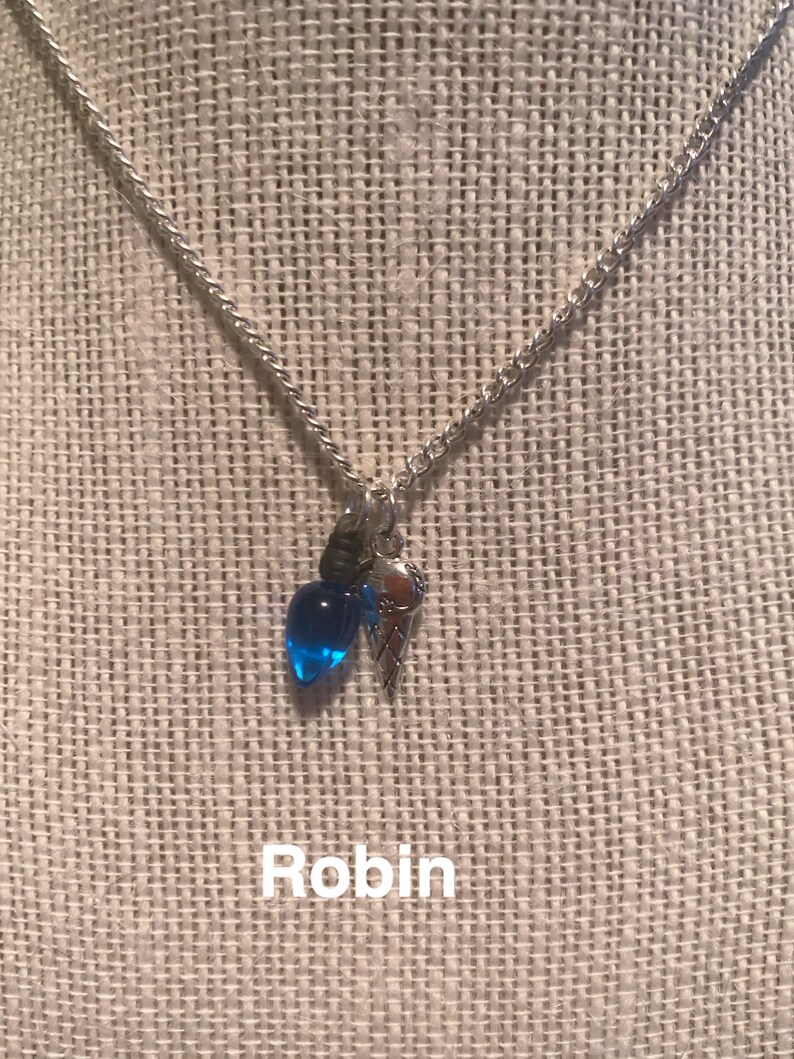 Stranger Things Necklace Robin Steve Nancy Jonathan Etsy