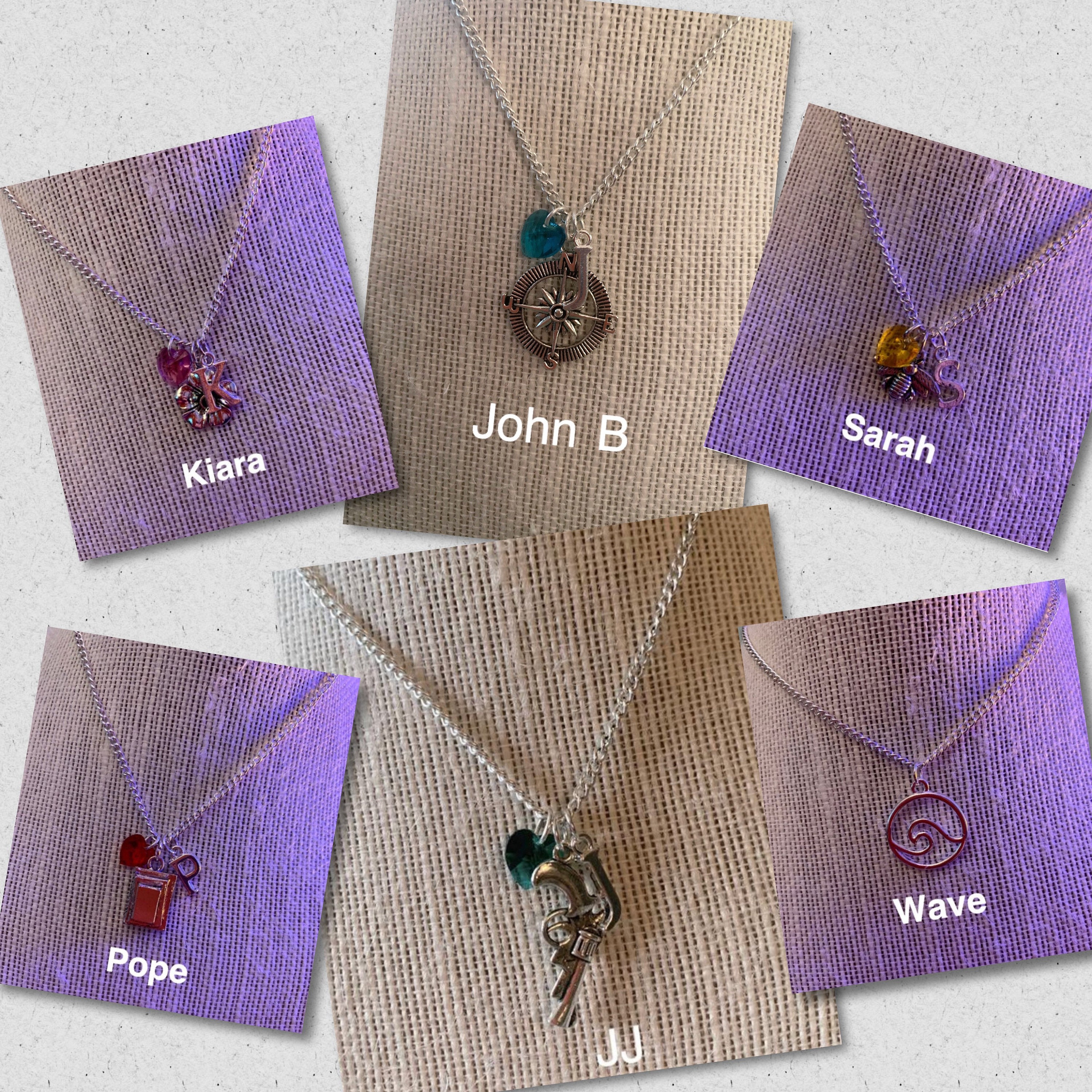 Collier De Sarah Dans Outer Banks Colliers de personnages Outer Banks | Etsy