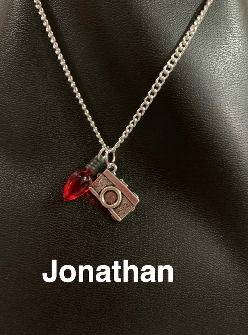 Stranger Things Necklace Robin Steve Nancy Jonathan Etsy