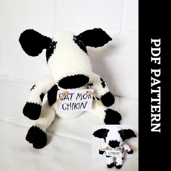 PATROON: Chick-fil-A Koe Amigurumi