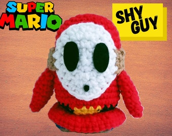 Shy Guy Amigurumi Handmade Doll