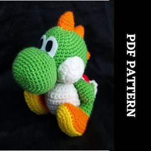 PATTERN: Yoshi amigurumi image 1