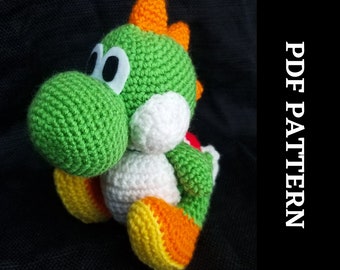 PATRÓN: Yoshi amigurumi