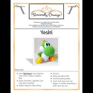 PATTERN: Yoshi amigurumi image 10