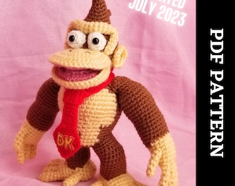 PATRÓN: Donkey Kong amigurumi