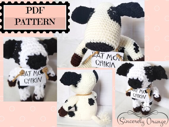chick fil a customizable mini plush cows