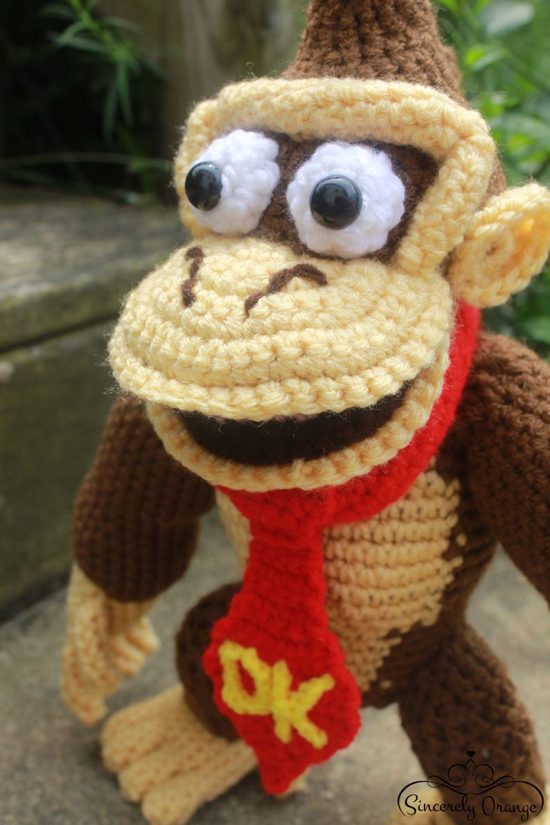 PATTERN Donkey Kong Amigurumi Etsy Australia