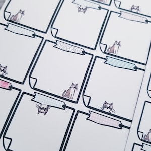Doug the Cat Sticky Note Stickers
