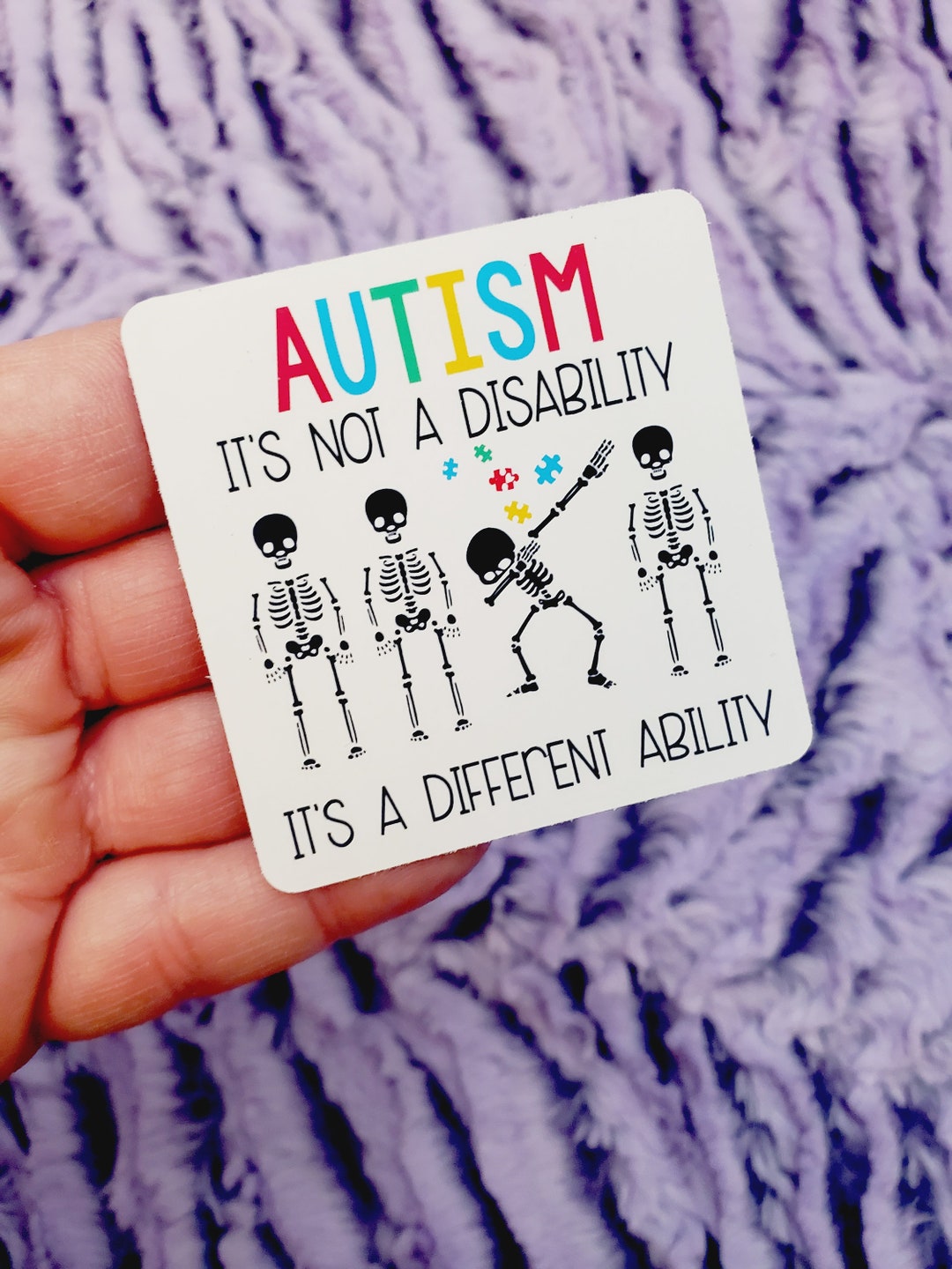 A Different Ability Matte Vinyl Sticker - Etsy