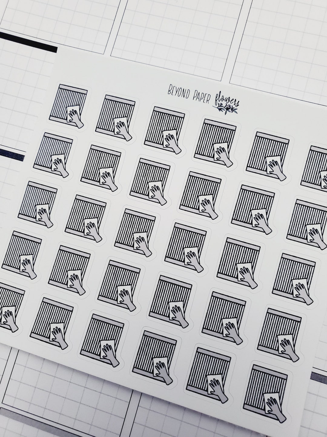 Fine Filter Sticker Clean Filter Icon Sticker Sheet - Etsy
