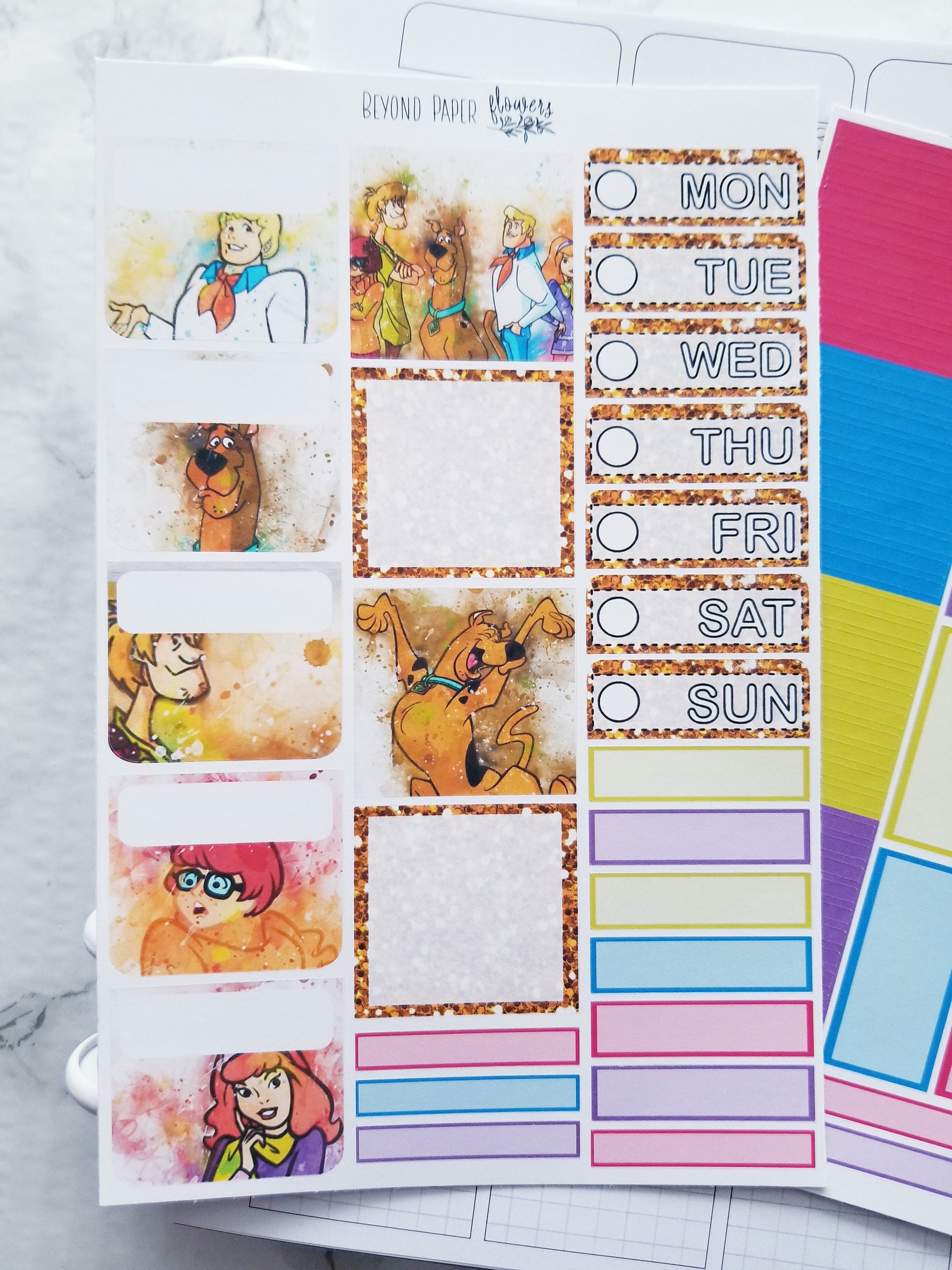 Academic/b6 Ruh Roh Raggy Weekly Kit - Etsy