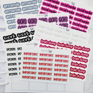 Custom Script Stickers (PLEASE READ DESCRIPTION)