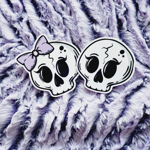 Skullies Matte Vinyl Sticker Die Cut