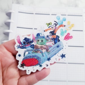 Baby and Friends Ride Sticker Die Cut