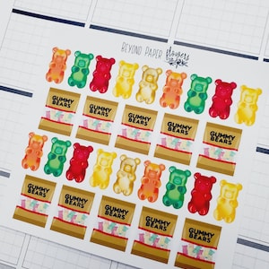 Gummy Bear Stickers