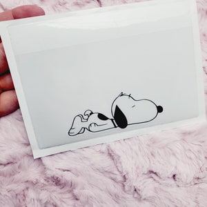Tired Snoops 3x5 Adhesive Pocket