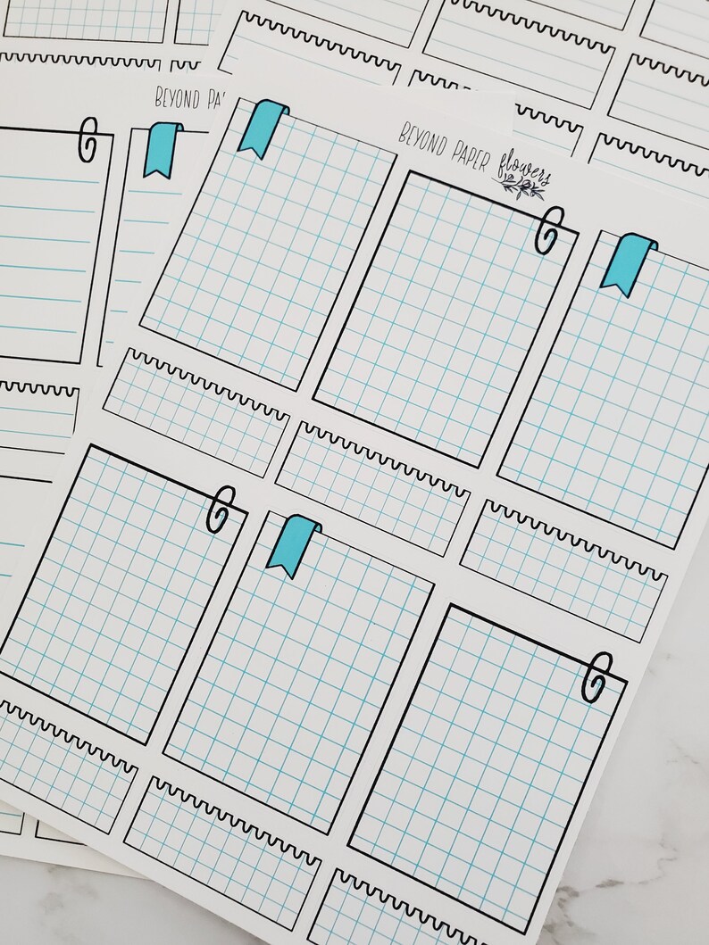Standard Note Stickers - Etsy