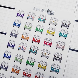 Colorful Van Deco Sheet