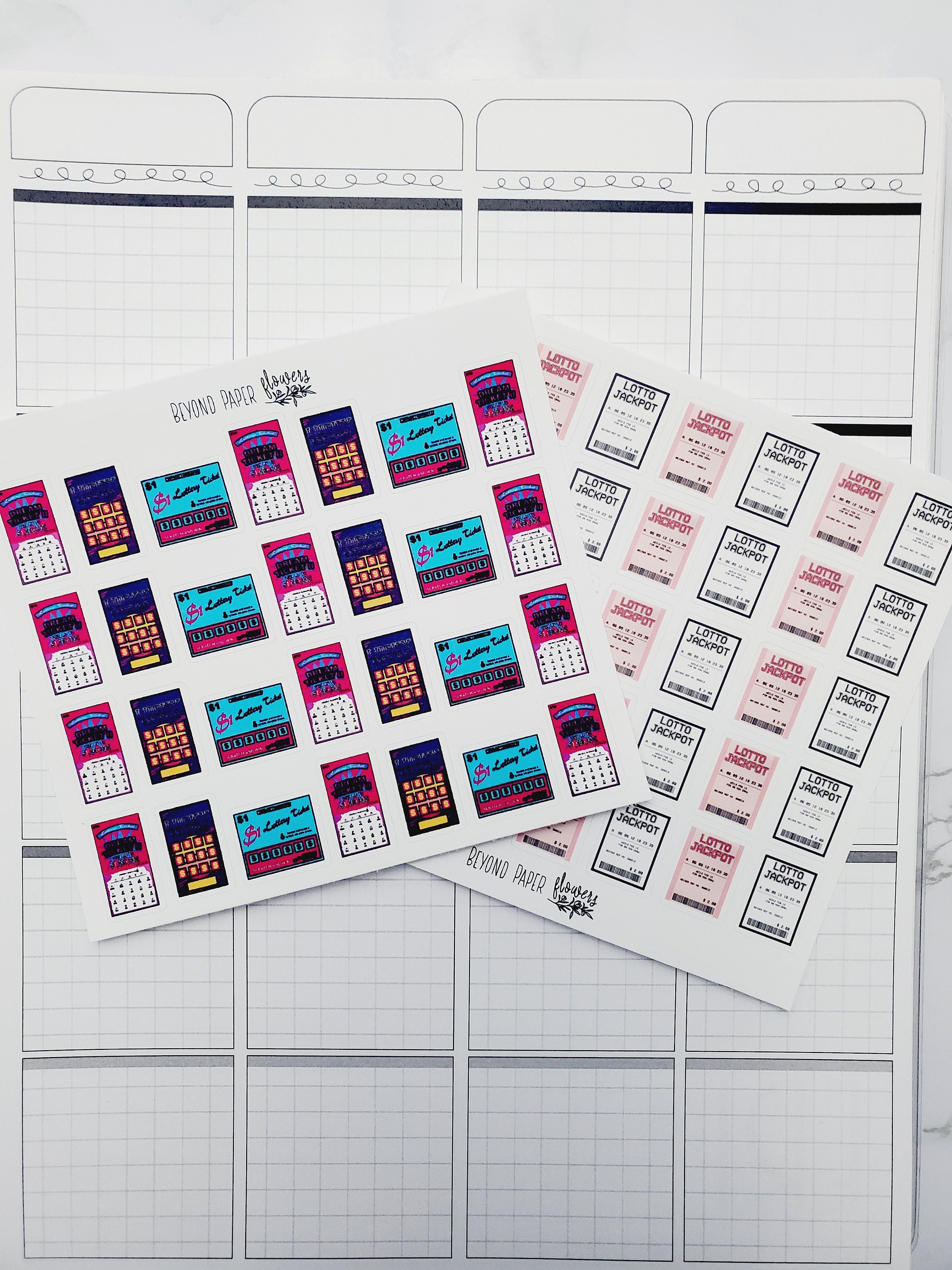 Lotto Game Sticker Icons - Etsy Singapore