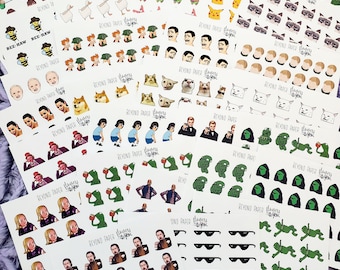 First Edition Famous Funny Meme Deco Sheets