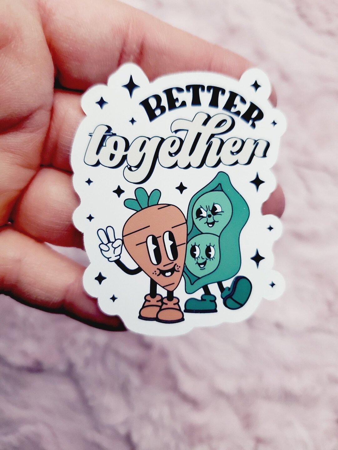 Better Together Matte Vinyl Sticker Die Cut - Etsy