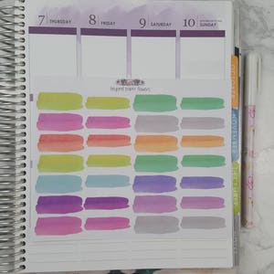 Beautiful Brushstroke Stickers