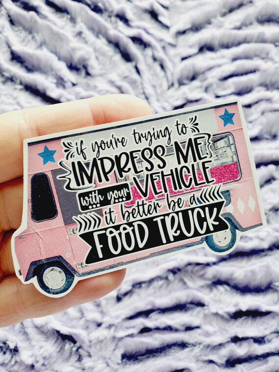 Food Truck Vinyl Sticker Die Cut Etsy