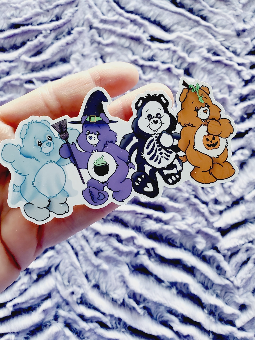 Halloween Bears Vinyl Sticker Die Cut - Etsy