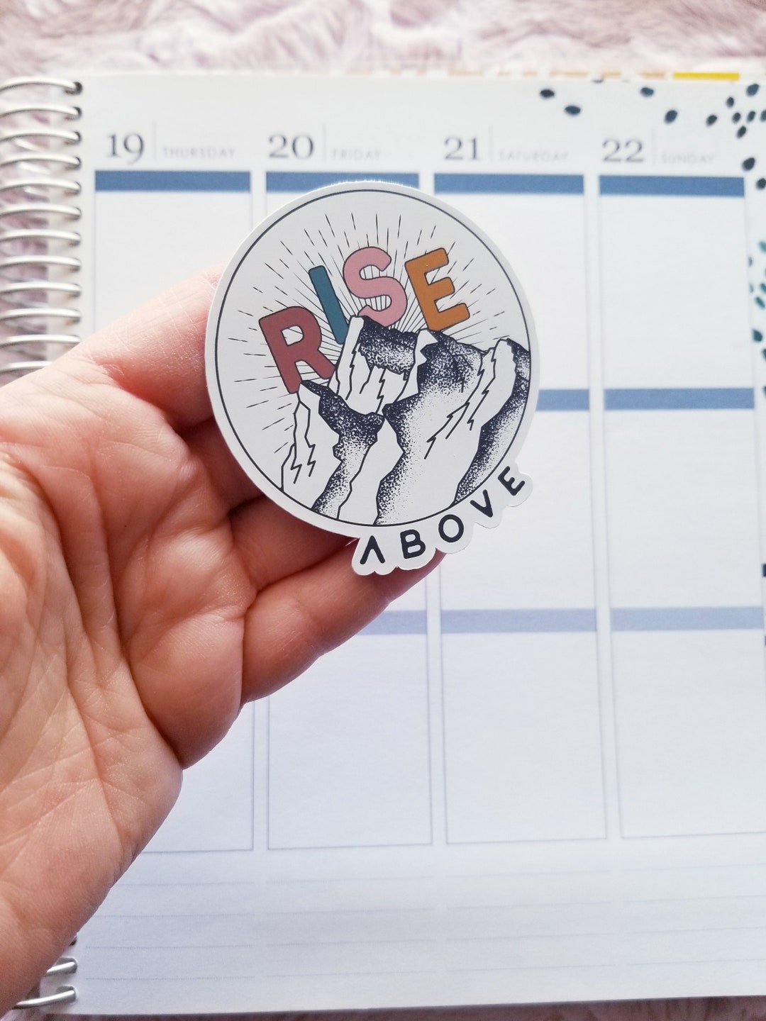 Rise Above Vinyl Sticker Die Cut - Etsy